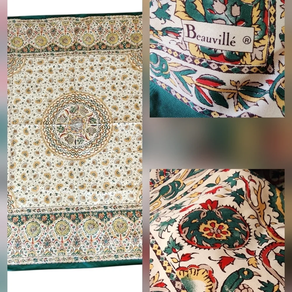 Vintage Beauville France Tablecloth 64